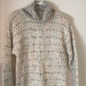 Women’s fall Donagain VTG Y2k Multicolor Turtleneck Sweater